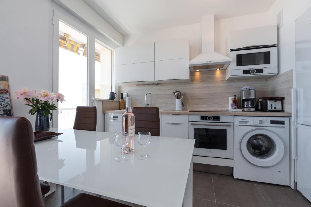 Gorgeous Apt With Terrace, Elevator, Ac, Free Parking - Le Regis カーニュ・シュル・メール エクステリア 写真